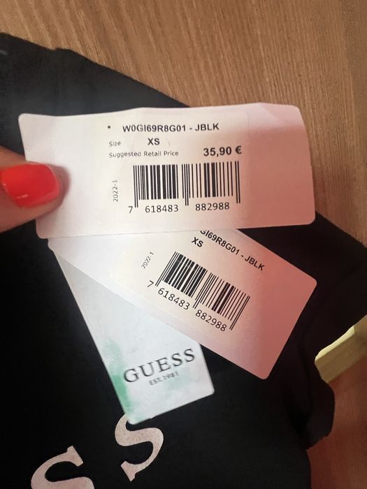 Оригинална тениска Guess Xs