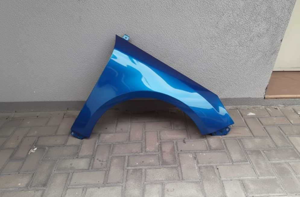 Aripa Fata Dreapta Ford Focus 3 III 2011-2014 Vopsita Albastru