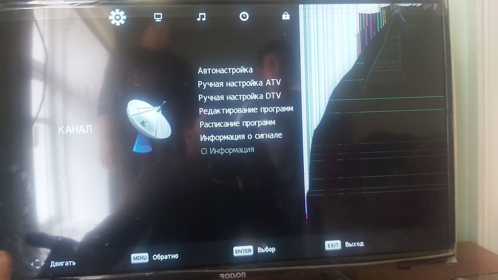 televezor roison 32 ( ekran singan )