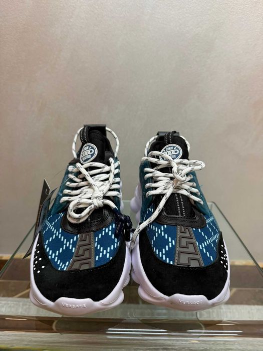 START SCOALA!!! Versace Chain Reaction Blue