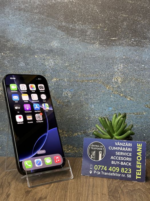 Iphone 16 Pro/128Gb/2 ani Garantie Centrul de Telefoane/rate