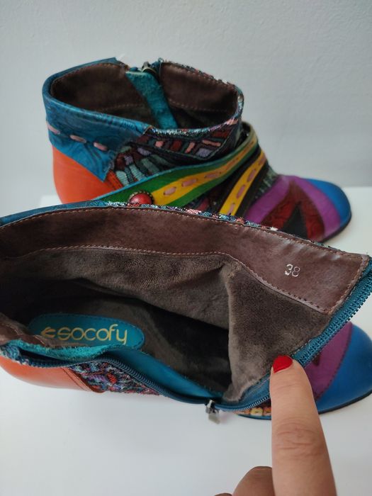 Socofy Boho дамски боти 38 номер