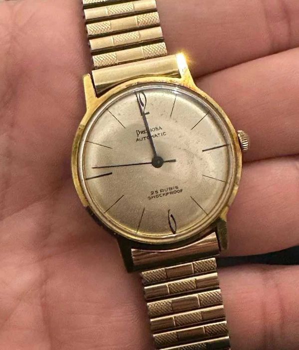 Ceas vintage elvetian Preciosa automatic cu 25 de rubine