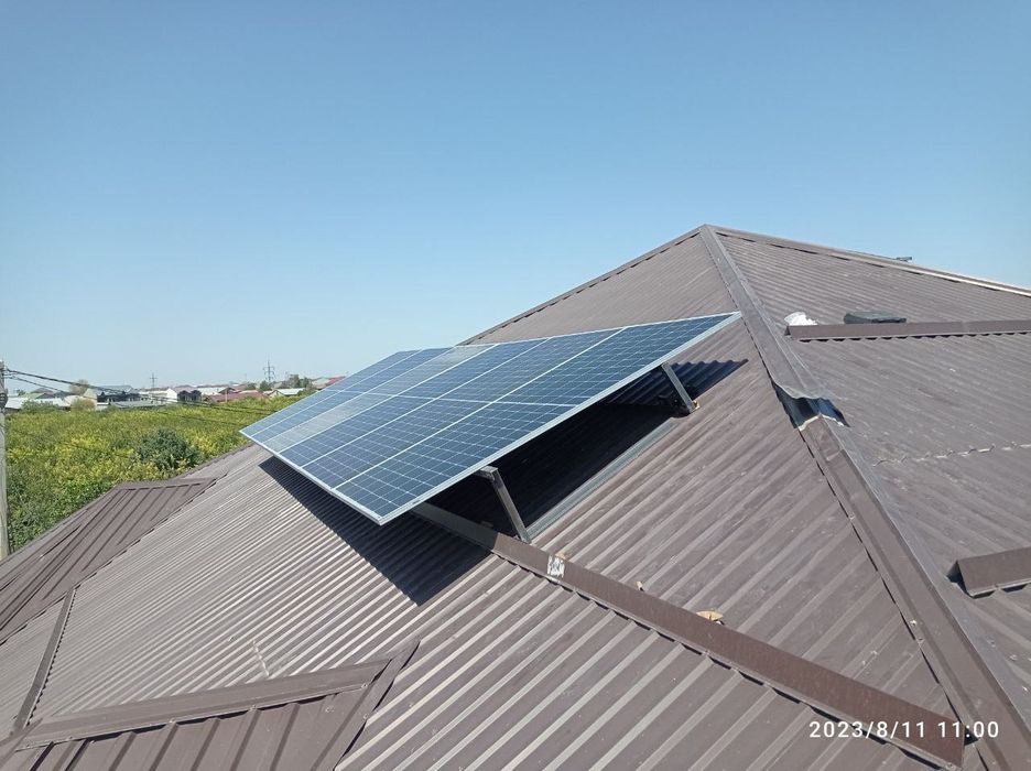 Солничний панели устанофка