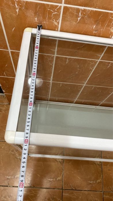 Прилавок стеклянный б/у