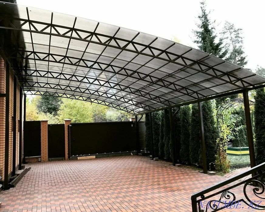 Откатные ворота и навесы.