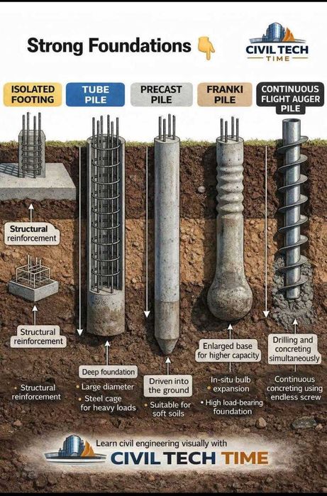 Мустаҳкам ва ишончли Свая ишлари