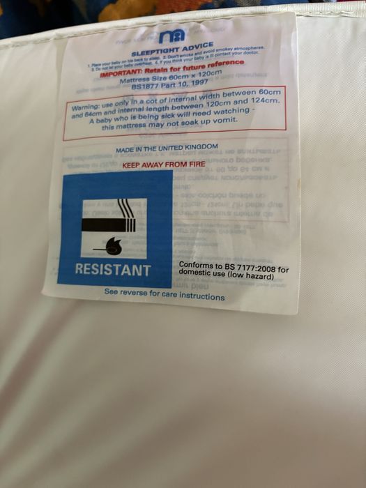 Матрас на детскую кроватку