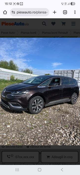 Vând bord și volan Renault Espace 5