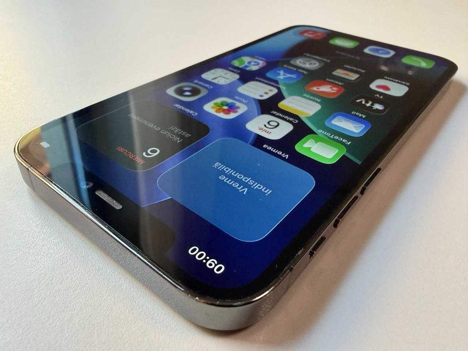  Apple / iPhone 12 Pro 128 Gb / Graphite / 100% Acumulatorul