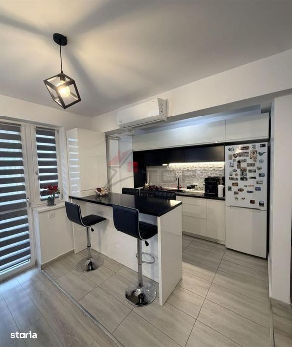 Apartament nou, 2 camere, model open space, 53mp, etaj 1, mobilat si u — fotografia 1