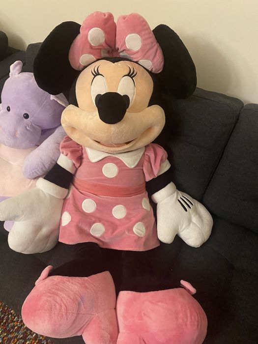 Jucărie de pluș gigant Oh my! Minnie Mouse roz  originală Disney