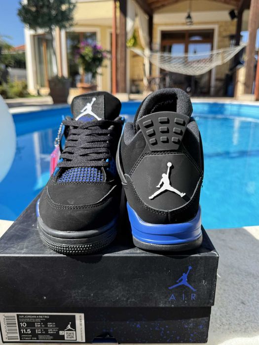 Jordan 4 Game Royal 44 EUR Кецове Нови + Кутия
