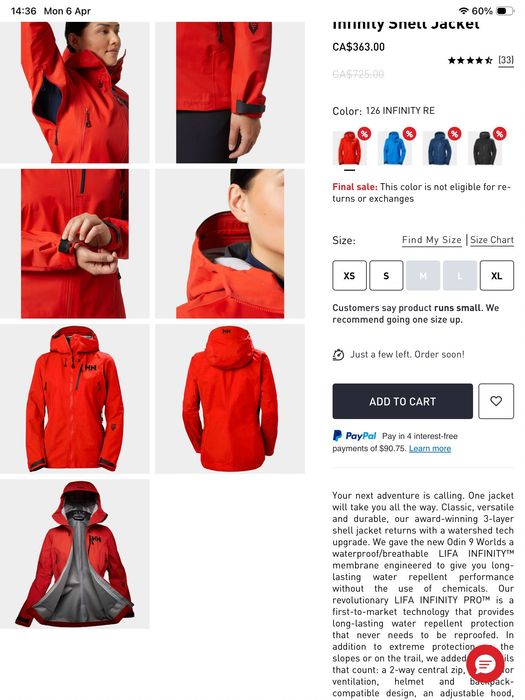 Helly Hansen Odin-оригинално яке 44л46xl