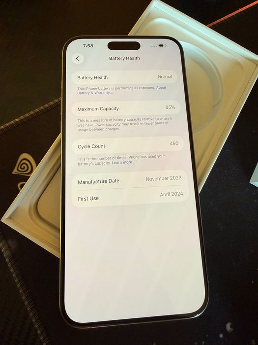 Iphone 15 pro max 256gb