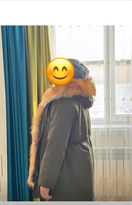 Қыстық куртка , жағасы аригинал фарка