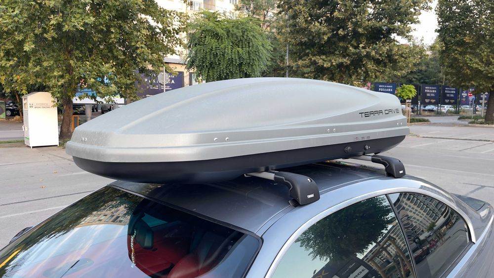 Автобокс Усилен 480 л. + Греди Thule BMW E46 Coupe +BMW 3,5-series sedan 98–05
