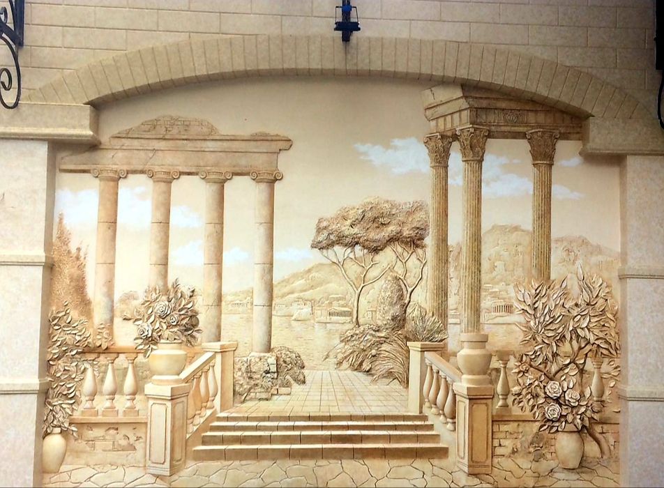 Rassom Рассом. Художник барельеф роспись стень