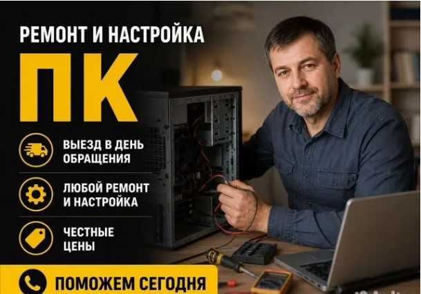 Установка и настройка Windows7/8/10/11. Ремонт компьютера и ноутбука