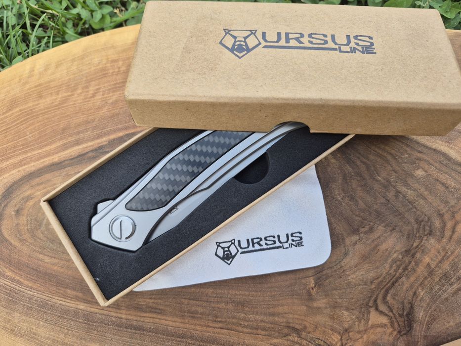 Сгъваем нож Shirogorov Quantum Ursus Lone,Cromax PM,два цвята,SH204