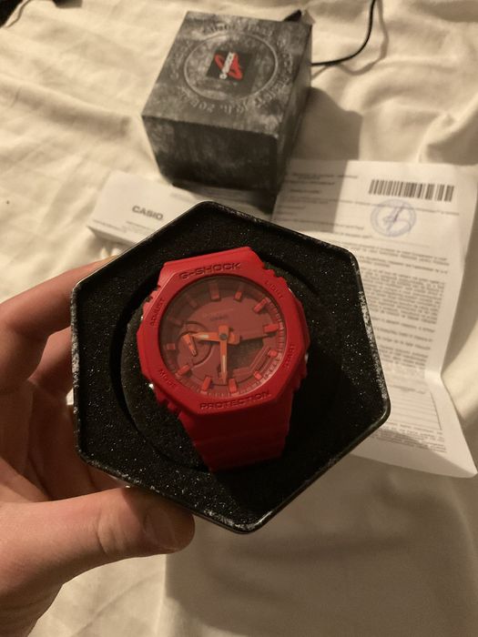 Casio g shock Nou Casio G-Shock GA-2100-4A Roșu