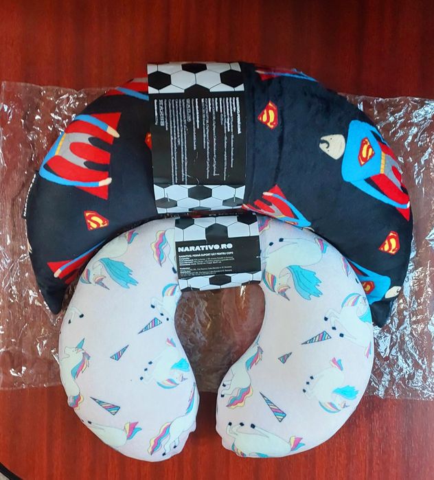 Pernă centură auto si pernă gât noi pentru copii, perne gât