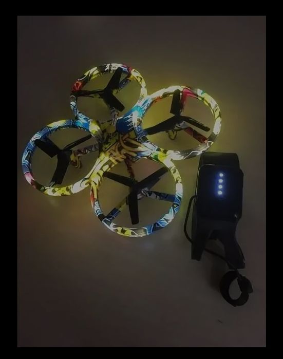 Детский дрон на сенсорном браслете управления Dron управление жестами