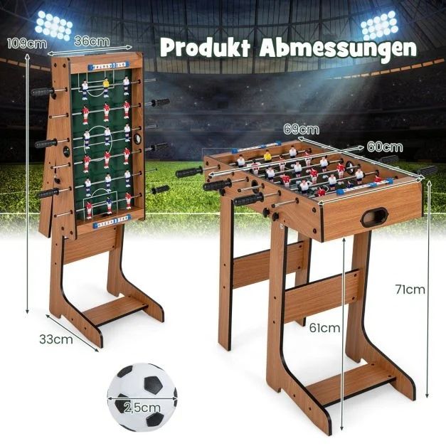 Masa de kicker, masa de fotbal