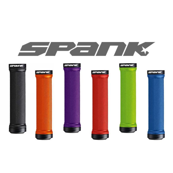 Грипове за велосипед SPANK SPOON, Ръкохватки, Заключващи скоби, 130мм