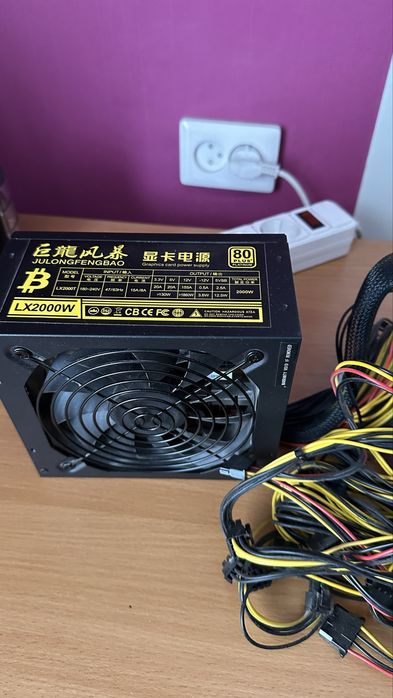 Блок питания ATX 2000W Julongfengbao LX2000T