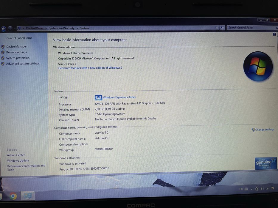 Laptop Compaq Presario CQ57