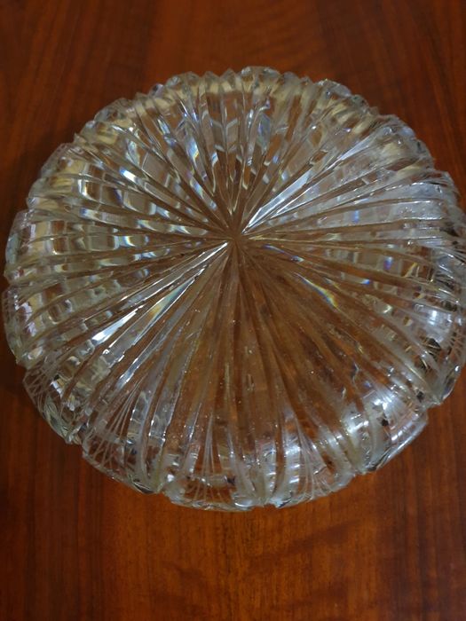 Настоящая хрустальная ваза для фруктов и конфет