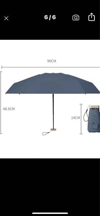 SUPER OFERTA‼️  Umbrele  (2 in  1)protectie UV & ploaie