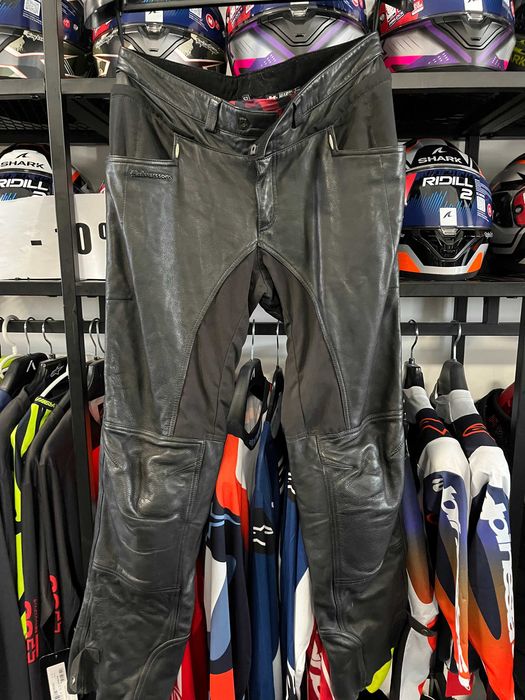 Кожен мото панталон Halvarssons,размер 52 М-L,перфектно състояние