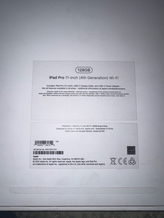 Ipad pro 11-inch (4th Generation)