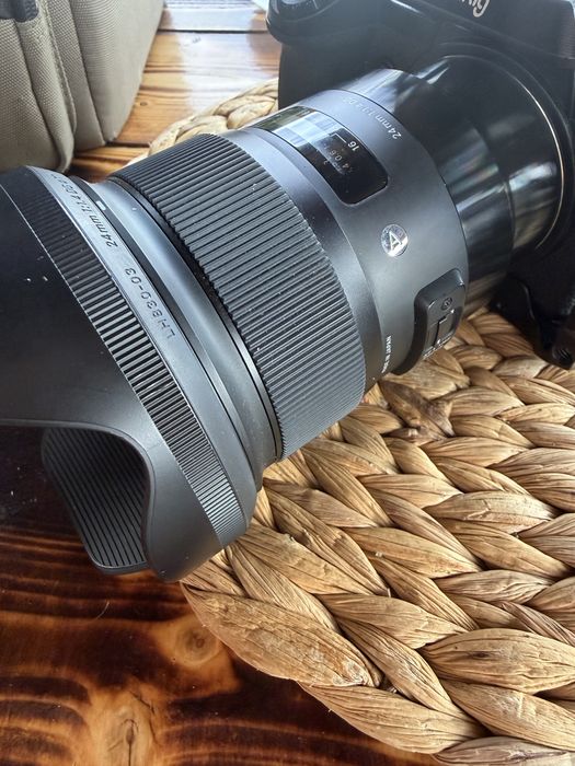 Sigma 24mm, F1.4 DG 77mm Panasonic L