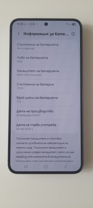 Samsung S24 128 GB