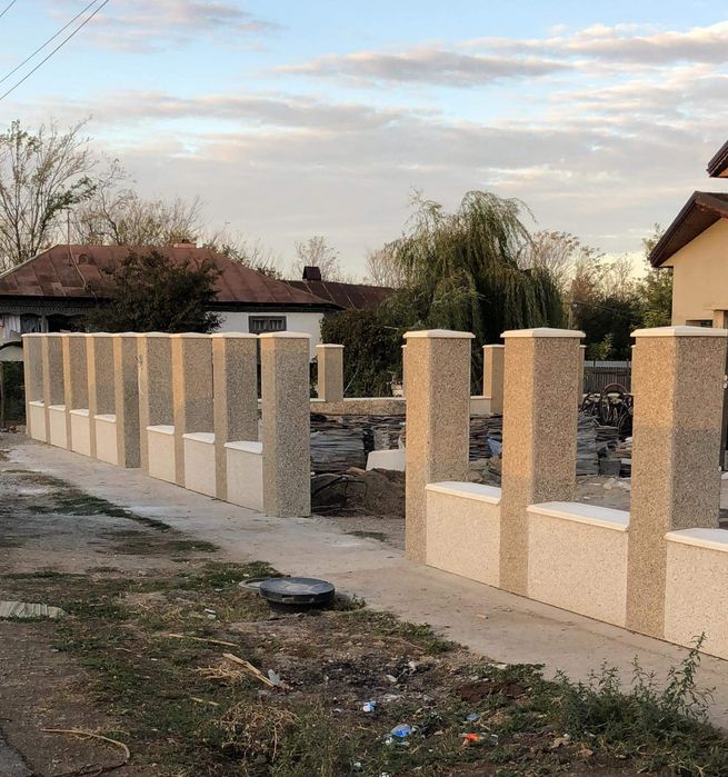 Gard din prefabricate mozaic