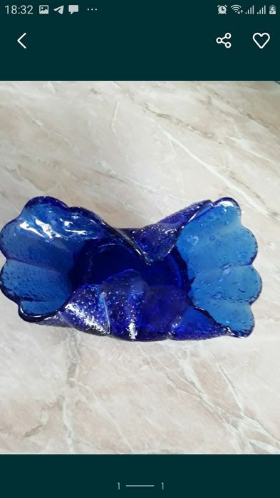 Ваза стекло российская