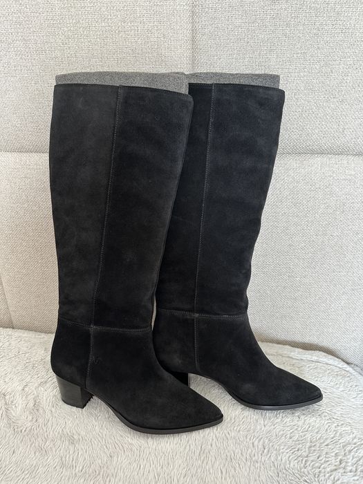 Cizme piele intoarsa H&M noi cu eticheta marime 36