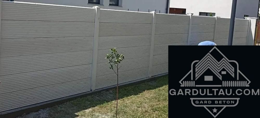 Garduri de beton comprimat placi stâlpi garduri cu montaj