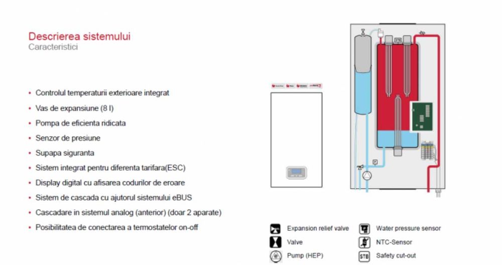 Centrală termică Protherm Ray 12 kW