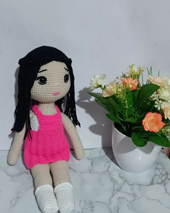 Кукла Ариша(вязаные игрушки)