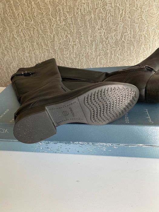 Женские сапоги кожаные