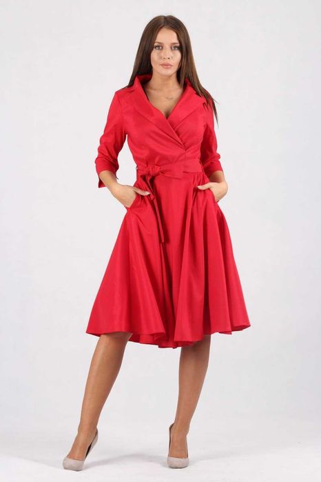 Rochie verde Unique primavara-toamna nr. 38