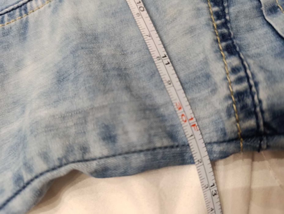 Дънкова рокля с презрамки и интересен гръб