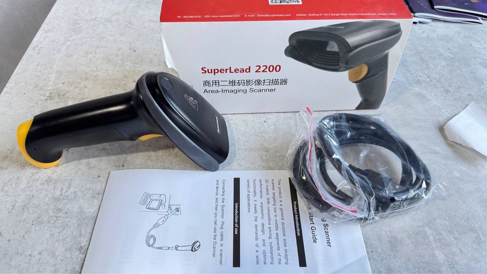Сотилади: SuperLead 2200 штрих-код сканери (2D / QR)