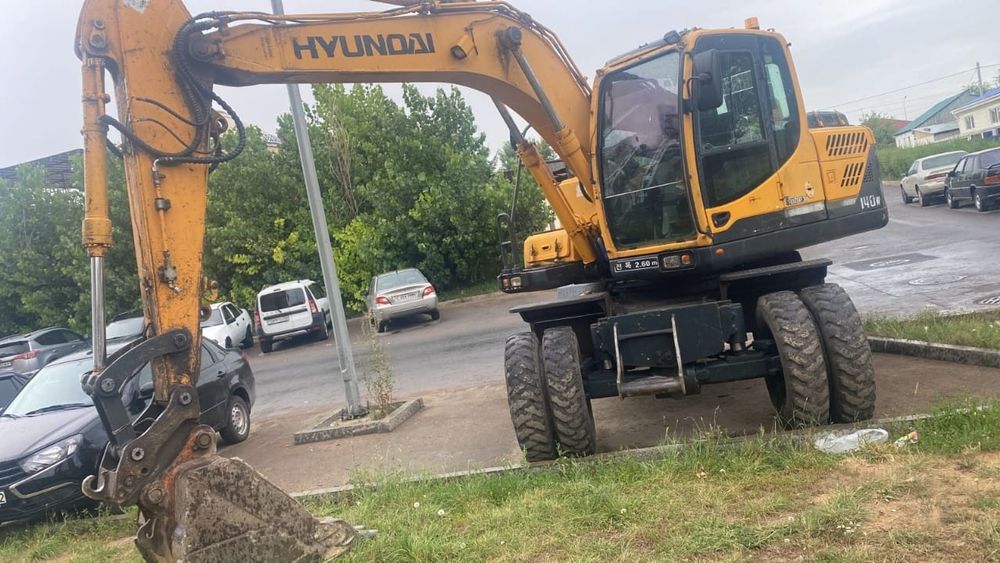 Колесный экскаватор