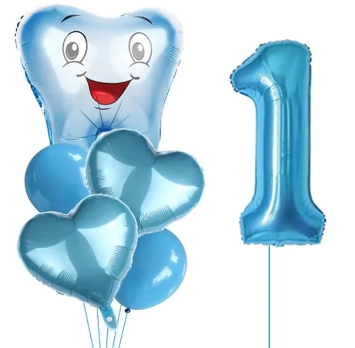 Парти сет Baby Boss, Първо зъбче,  бебе,мече  и Кръщене