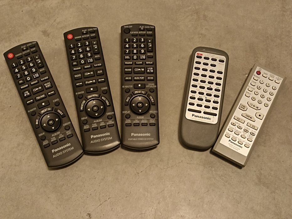 Diverse Telecomenzi Audio-Panasonic, stare foarte buna, originale.